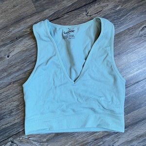 Seamless Plunge Tank Top
